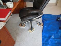 Как сделать настольный коврик с твердой поверхностью для настольного кресла на ковре