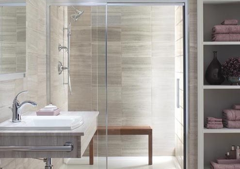 Quais são as paredes do chuveiro mais fáceis de limpar?