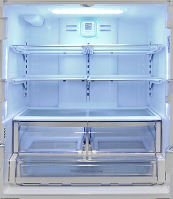 Ajtó eltávolítása a Kenmore Elite hűtőszekrényről