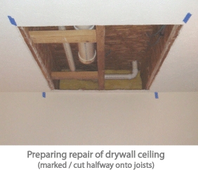 Cum să reparați separarea gips-cartonului la tavan