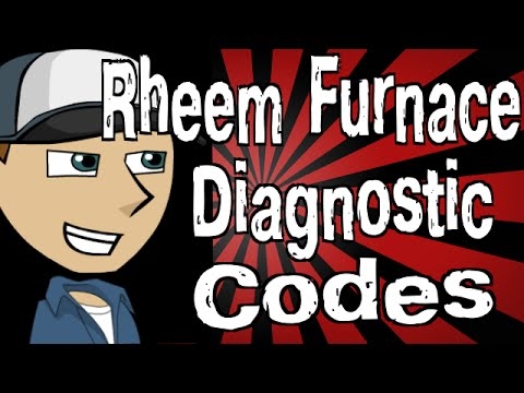 Jaké jsou kódy pro světla na peci Rheem?