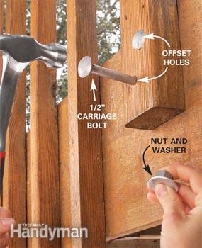 Cum să faceți un șurub de căruță să curățați cu lemn