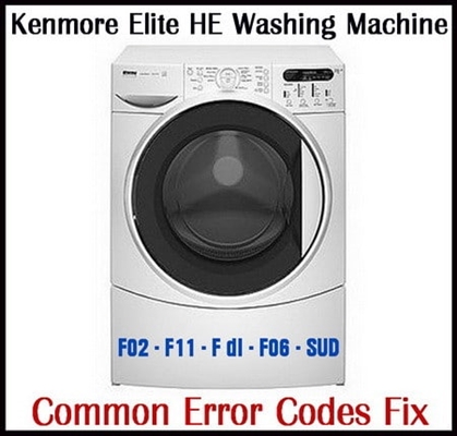Códigos de error de secadora GE