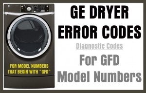 Коди помилок GE Dryer