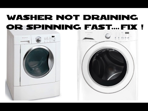 मेरी स्पिनगेयर स्टैकेबल वाशिंग मशीन अंतिम स्पिन के लिए नाली नहीं करेगी