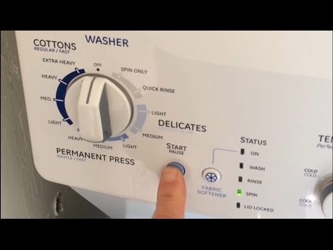 A Frigidaire-be rakható mosógép nem üríti le a végső centrifugálást