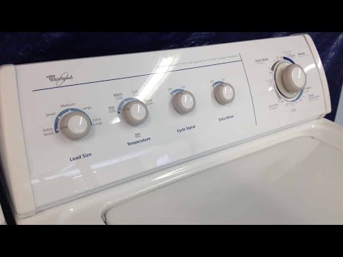 Whirlpool Washer Stylemaster Capacité