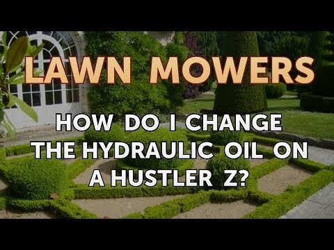 Kuinka voin vaihtaa Hustler Z: n hydrauliöljyä?