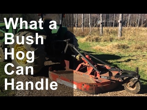 Hvordan koble en Bush Hog til en traktor