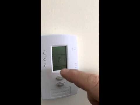 Hogyan lehet lezárni a Honeywell RTH7500 termosztátot