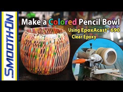 Como fazer epóxi colorido