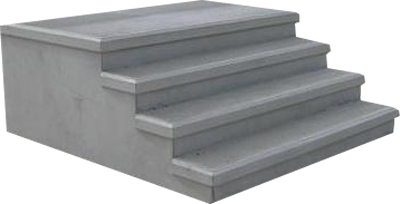 Как установить сборные бетонные ступени