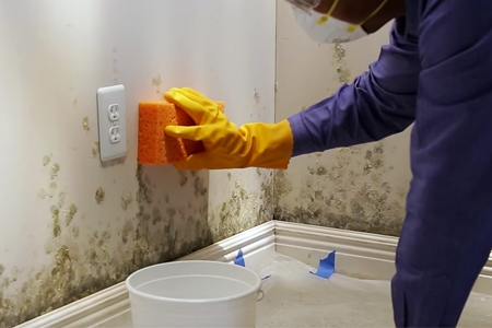 كيفية تنظيف العفن والعفن قبالة الجدران المطلية