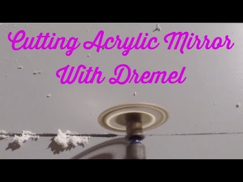Kako izrezati akril s Dremel