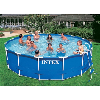 So falten und lagern Sie einen Intex 16-Fuß-Pool