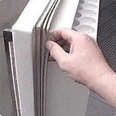 Cómo arreglar un sello de la puerta del refrigerador