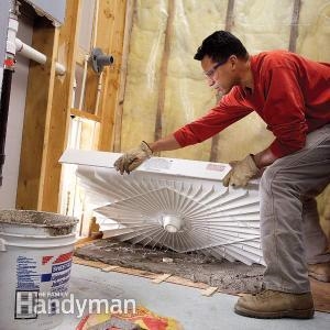 Como remover uma banheira de mármore cultivada Surround