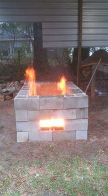 Comment faire un puits de feu de parpaing