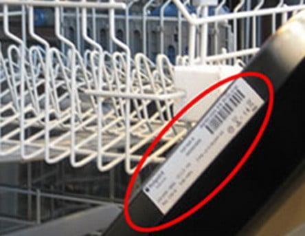 Kenmore食器洗い機でモデル番号を見つける方法