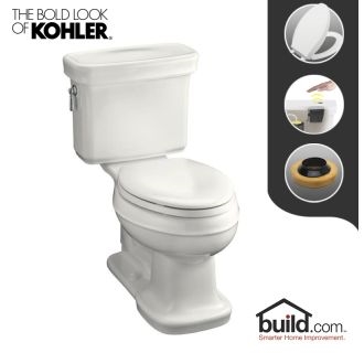Qual é o tamanho do alçapão nos banheiros Kohler?
