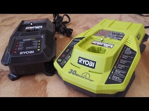 Instrucciones del cargador Ryobi de 18.0 voltios