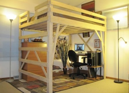 Как да изградите легло с таванско легло