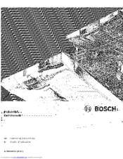 Instruções de Operação da Máquina de Lavar Louça Bosch