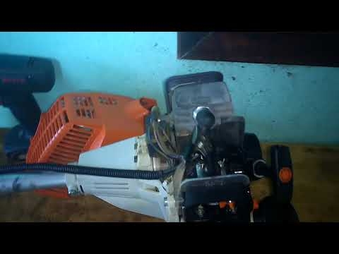 Como ajustar o carburador em um Stihl HS-80