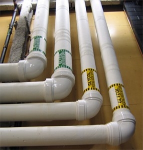 Proceso de fabricación de tubos de PVC