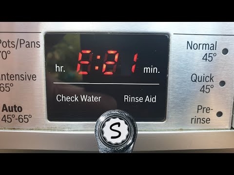 Cómo arreglar un botón pegado en un lavavajillas Bosch