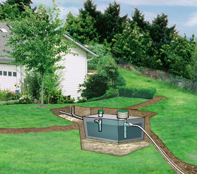 Làm gì khi nước thải ở trong sân của bạn?
