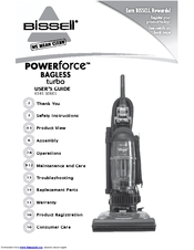 Bissell PowerForce Bagless Vacuum에 호스 및 도구를 부착하는 방법