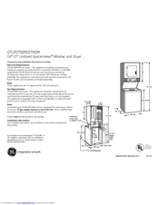 GE Spacemaker Wasmachine Instructies