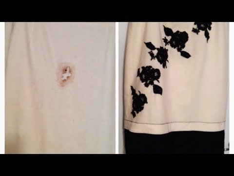 كيفية إصلاح حرق الثقوب في الملابس