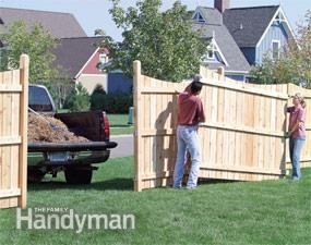כיצד לבנות גדר פרטיות של 8 רגל