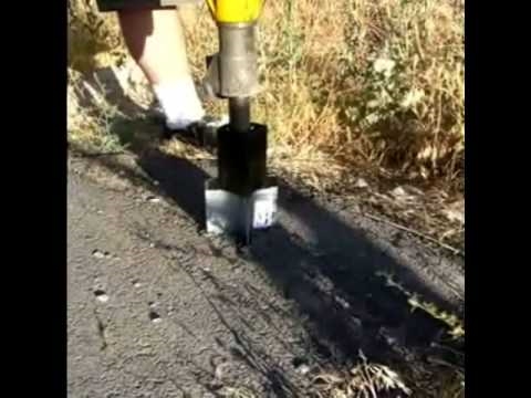Comment installer une clôture sur de l'asphalte