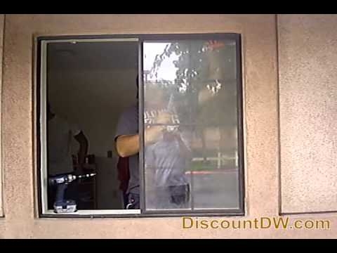 Come rimuovere finestre scorrevoli