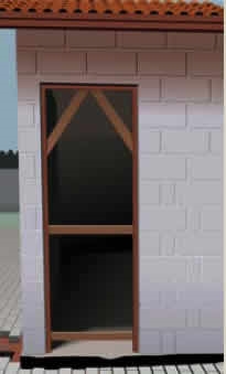 Como colocar uma porta em uma parede de blocos de concreto