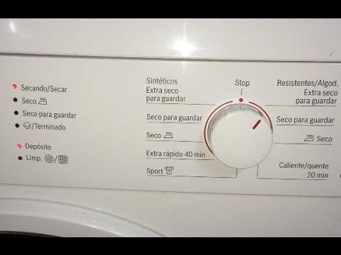 Como remover um secador Axxis da Bosch da lavadora