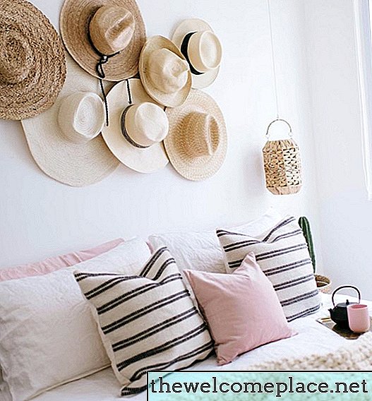 8 způsobů, jak Genius uložit klobouky ve vašem příbytku
