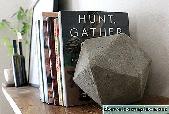 Tutorial de suportes para livros de concreto geométrico DIY