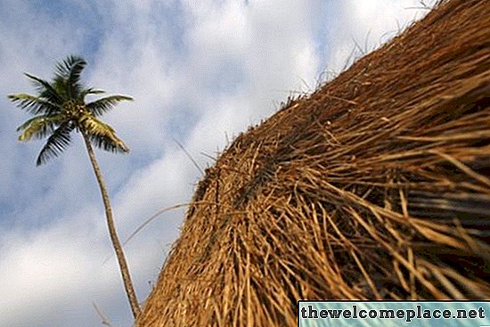 Como construir um telhado de palmeira