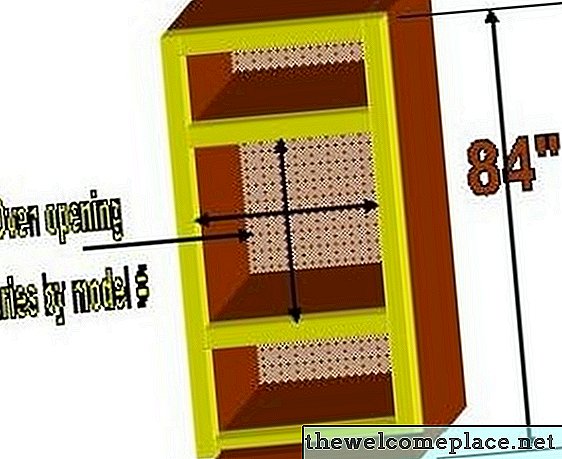 Cómo construir un gabinete de horno de pared