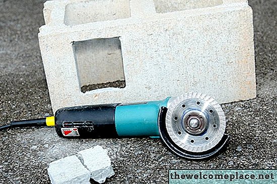 Hur man klipper betongblock med en vinkelslipare