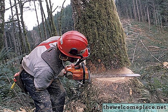 Cómo derribar un árbol en la dirección deseada