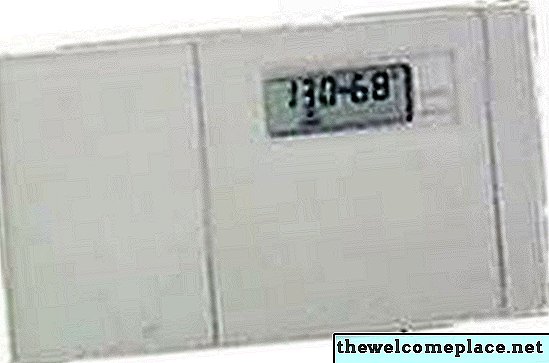 Programmieren des Honeywell T8112D-Thermostats