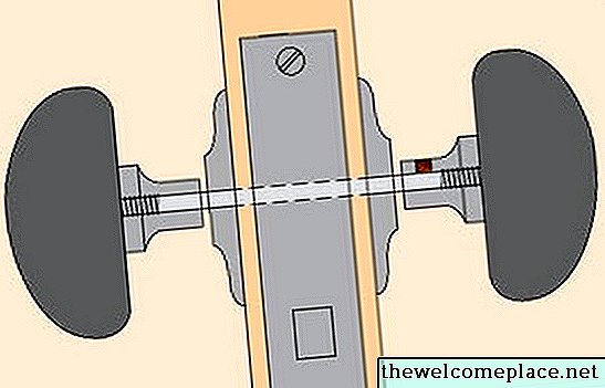 كيفية تشديد مقبض الباب فضفاض