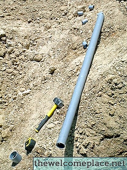 Verwendung von PVC-Rohren im Untergrund zur Klimatisierung eines Hauses