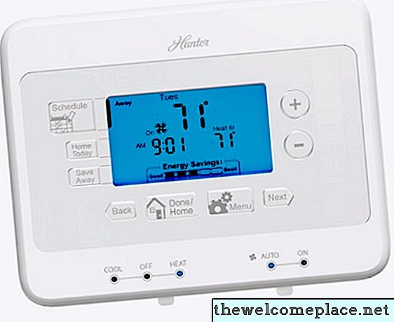 Anweisungen für den programmierbaren Indiglo-Thermostat