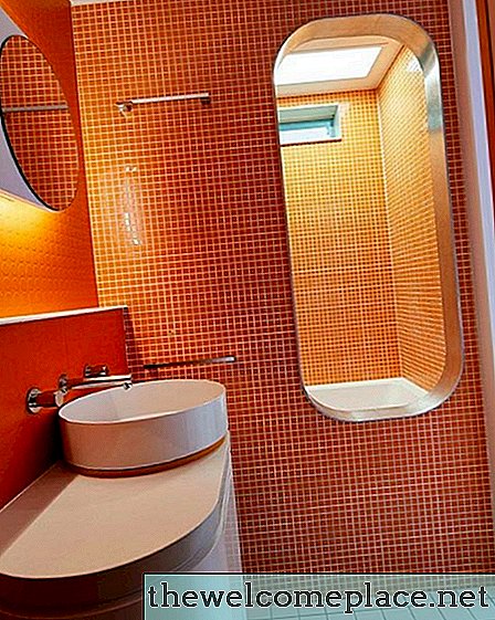 Oranssit kylpyhuoneet voivat olla kauniita, ja tämä on todiste siitä